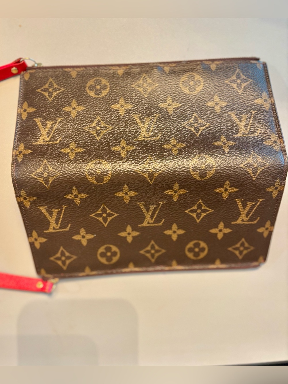 Louis Vuitton Adele Canvas Monogram Zip Wallet with Poppy Red Interior - Discont - Picture 9 of 11